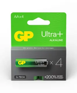 Алкална батерия GP ULTRA PLUS LR6 AA /4 бр. в опаковка/ 1.5V
