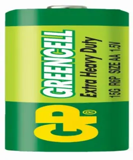 Alternative view от Цинк карбонова батерия GP R6 GREENCELL 15G-U4 /4 бр. в опаковка/ blister 1.5V