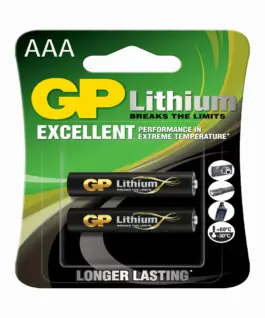 Литиева батерия GP CR03 AAA 15V 2бр. в блистер