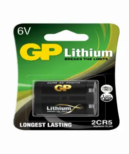 Батерия литиева фото 2CR5 6V GP