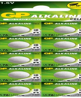 Бутонна алкална батерия GP BATTERIES GPА76 LR44 1.55V Цена за 1
