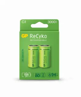 Акумулаторна Батерия ReCyko Size C LR14 3000mAh 1.2V