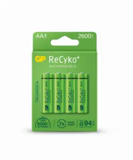Акумулаторна Батерия GP R6 AA 2600mAh NiMH 4 бр. 270AAHCE-EB4 GP