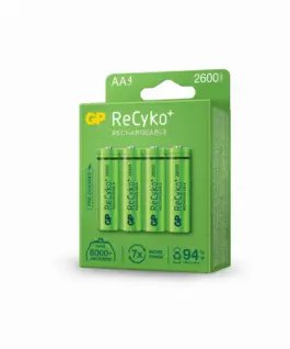 Alternative view от Акумулаторна Батерия GP R6 AA 2600mAh NiMH 4 бр. 270AAHCE-EB4 GP