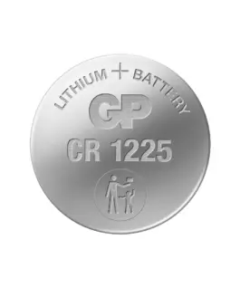 Alternative view от Литиева бутонна батерия GP CR1225 3V 1 бр. в блистер /цена за 1 бр./