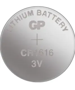 Alternative view от Литиева бутонна батерия GP CR 1616 3V 5 бр. в блистер /цена за 1 бр. батерия/ GP