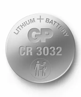 Alternative view от Литиева бутонна батерия GP CR-3032 3V 1 бр. в блистер /цена за 1 бр./