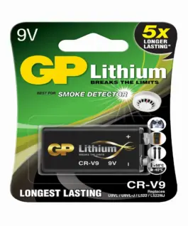 Литиева батерия GP CRV9 9V 1бр. блистер /за детектори на