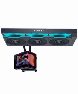 Alternative view от Lian Li водно охлаждане Water Cooling HydroShift II OLED Curved 360 TL - Black