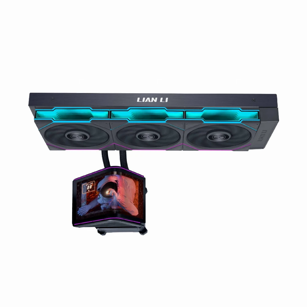 Lian Li водно охлаждане Water Cooling HydroShift II OLED Curved 360 TL - Black - Image 2