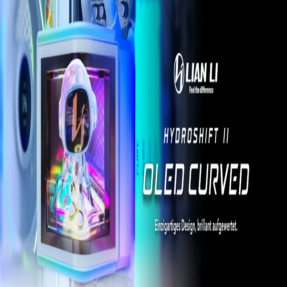 Lian Li водно охлаждане Water Cooling HydroShift II OLED Curved 360 TL - Black - Image 4