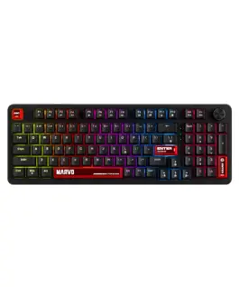 Marvo геймърска механична клавиатура Gaming Mechanical Keyboard Arma 98 KG937 - 1K TNT Peach Switches [Linear] (English