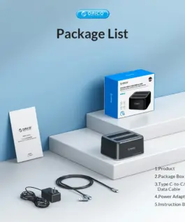Orico докинг станция Storage - HDD/SSD Dock - 2.5/3.5 inch USB-C/USB-A - 6819C3-V1 - Image 4