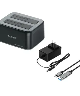 Orico докинг станция Storage - HDD/SSD Dock - 2 BAY 2.5/3.5 USB-C/USB-A - 6829C3-V1 - Image 3
