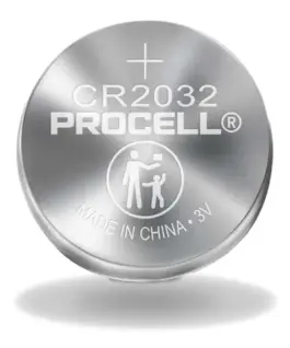 Бутонна батерия DURACELL PROCELL CR2032 3V 1 бр. BULK Литиева /цена за 1