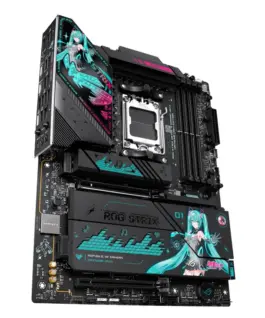 Alternative view от Дънна платка ASUS ROG STRIX X870E-H GAMING Hatsune Miku Edition WIFI 7 AM5 DDR5
