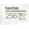Карта памет SANDISK MAX Endurance SD Адаптер micro SDXC UHD V30 256GB Class