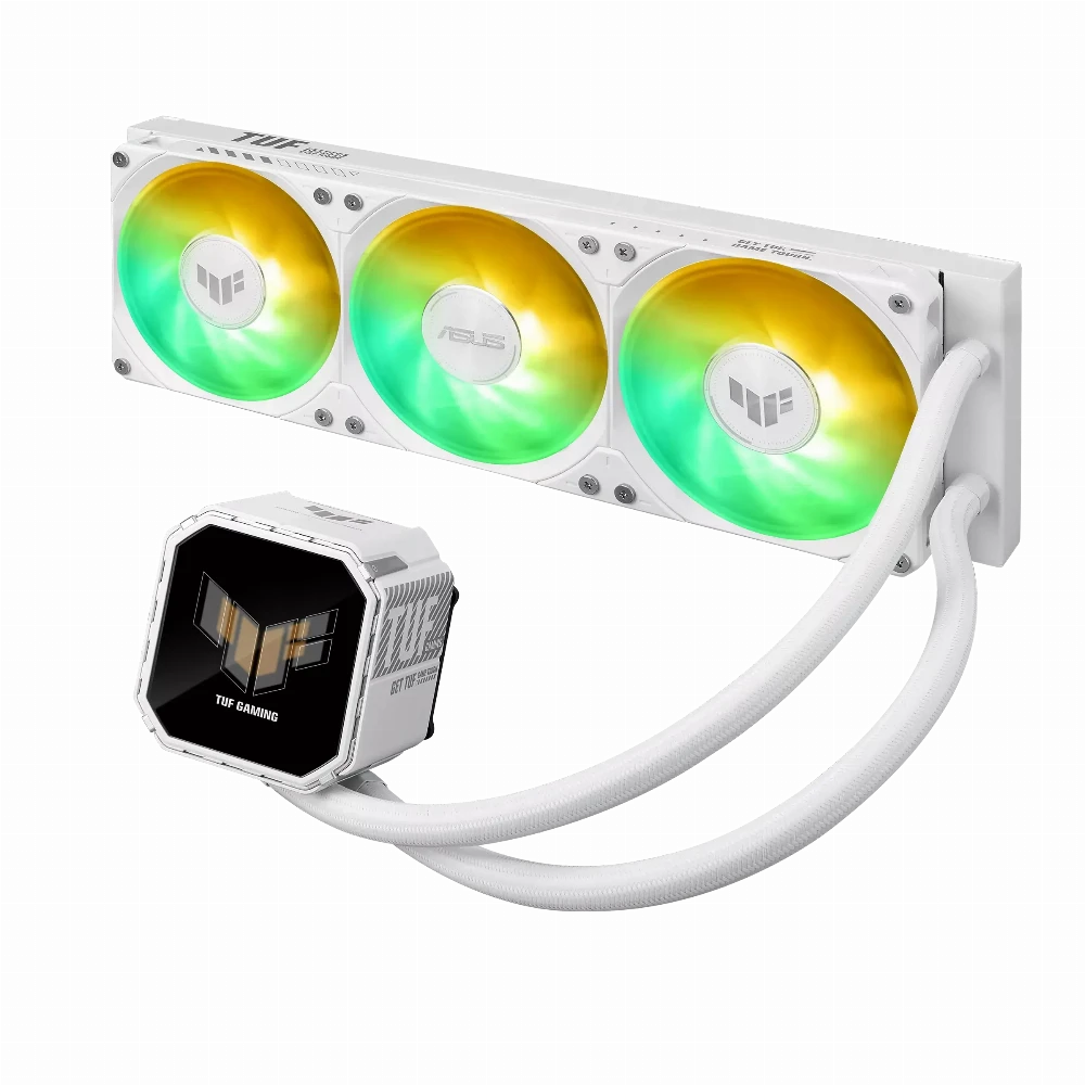 Охладител за процесор ASUS TUF Gaming LC III 360 ARGB LCD White Edition - Image 2