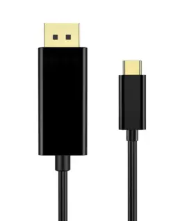 VCom кабел Cable Type-C to DisplayPort - Black - CU422C-1.8m - Image 3
