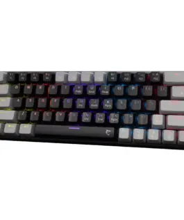Alternative view от White Shark геймърска механична клавиатура Gaming Mechanical Keyboard WAKIZASHI 2 - Red Switches (English US), Black, Gray