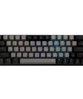 White Shark геймърска механична клавиатура Gaming Mechanical Keyboard WAKIZASHI 2 - Blue Switches (English US) Gray