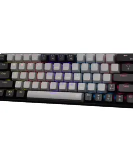 Alternative view от White Shark геймърска механична клавиатура Gaming Mechanical Keyboard WAKIZASHI 2 - Red Switches (English US), Gray, Black