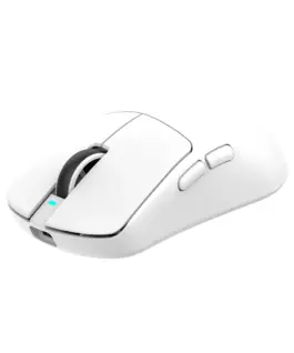 Alternative view от White Shark професионална геймърска мишка Wireless Gaming Mouse BORS - 12000dpi, 1000Hz, Bluetooth, White