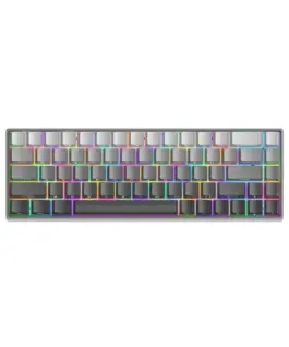 White Shark геймърска механична клавиатура Gaming Mechanical Keyboard NUNCHAKU - Red Switches (English US)