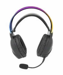 White Shark геймърски слушалки Gaming Headphones OX - 50mm, PS5, PS4, PC, Black - Image 3