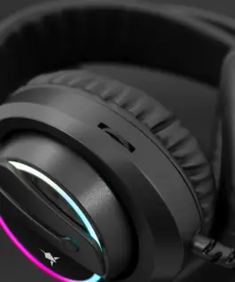 White Shark безжични геймърски слушалки Gaming Headphones WOLF - 50mm, PS4, Black - Image 4