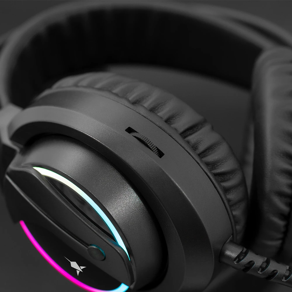 White Shark безжични геймърски слушалки Gaming Headphones WOLF - 50mm, PS4, Black - Image 4