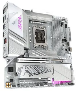 Alternative view от Дънна платка GIGABYTE Z890M AORUS ELITE WIFI 7 ICE, LGA 1851